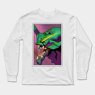 Neon Genisis Evangelion Unit 01 awakened Long Sleeve T-Shirt